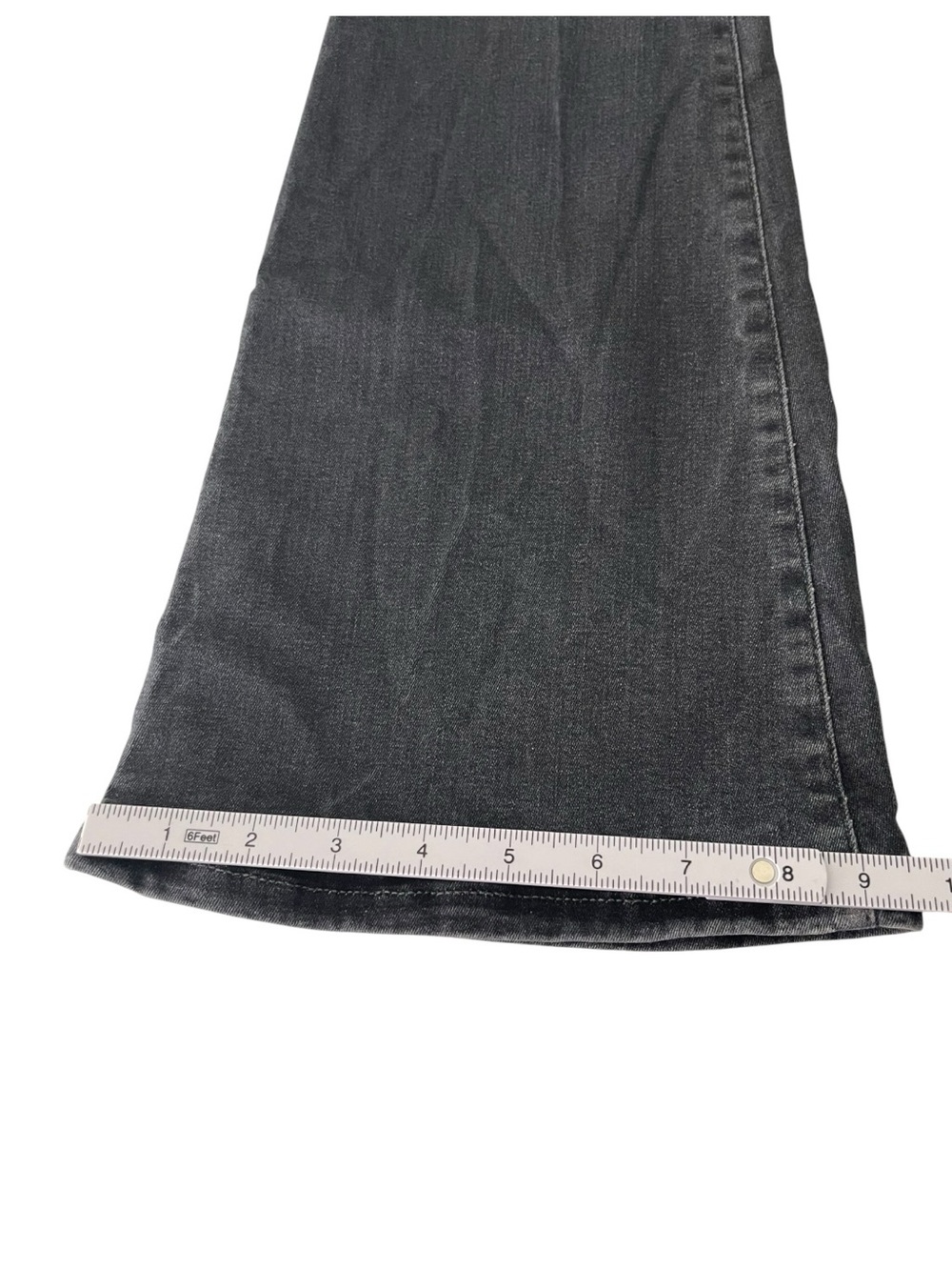 7 For All Mankind No Filter Denim Ultra High-Rise Skinny Boot Size 28 Black - Picture 4 of 12